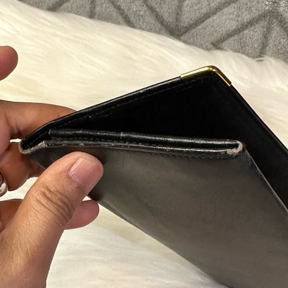 DUNHILL leather long wallet in black - Picture 6 of 17